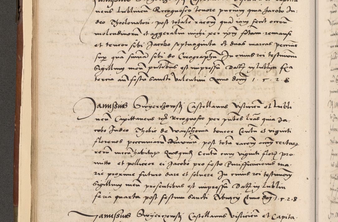Zdjęcie nr 89 dla obiektu archiwalnego: Volumen II-um actorum coram R. D. Petro Tomicki, episcopo Cracoviensi et Regni Poloniae Vicecancellario, per A. D. 1530 et 1531 inclusive acticatorum, quorum indicem ad finem praesentis voluminis adnotatum videre est.
