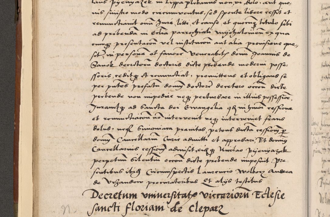 Zdjęcie nr 85 dla obiektu archiwalnego: Volumen II-um actorum coram R. D. Petro Tomicki, episcopo Cracoviensi et Regni Poloniae Vicecancellario, per A. D. 1530 et 1531 inclusive acticatorum, quorum indicem ad finem praesentis voluminis adnotatum videre est.