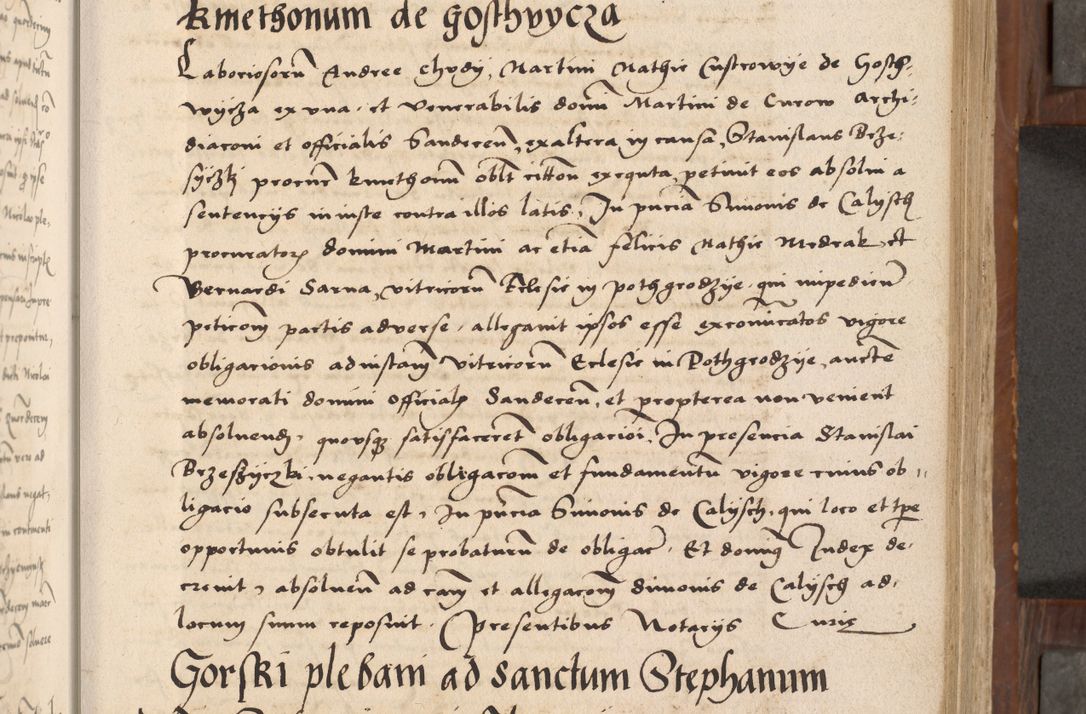Zdjęcie nr 72 dla obiektu archiwalnego: Volumen II-um actorum coram R. D. Petro Tomicki, episcopo Cracoviensi et Regni Poloniae Vicecancellario, per A. D. 1530 et 1531 inclusive acticatorum, quorum indicem ad finem praesentis voluminis adnotatum videre est.