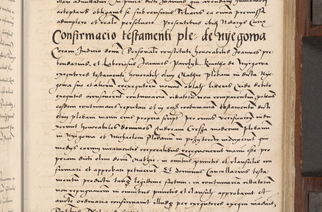 Zdjęcie nr 70 dla obiektu archiwalnego: Volumen II-um actorum coram R. D. Petro Tomicki, episcopo Cracoviensi et Regni Poloniae Vicecancellario, per A. D. 1530 et 1531 inclusive acticatorum, quorum indicem ad finem praesentis voluminis adnotatum videre est.