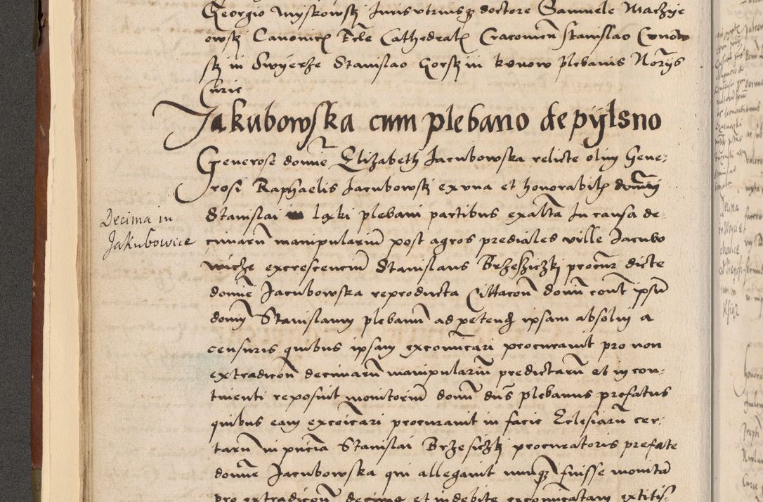 Zdjęcie nr 61 dla obiektu archiwalnego: Volumen II-um actorum coram R. D. Petro Tomicki, episcopo Cracoviensi et Regni Poloniae Vicecancellario, per A. D. 1530 et 1531 inclusive acticatorum, quorum indicem ad finem praesentis voluminis adnotatum videre est.