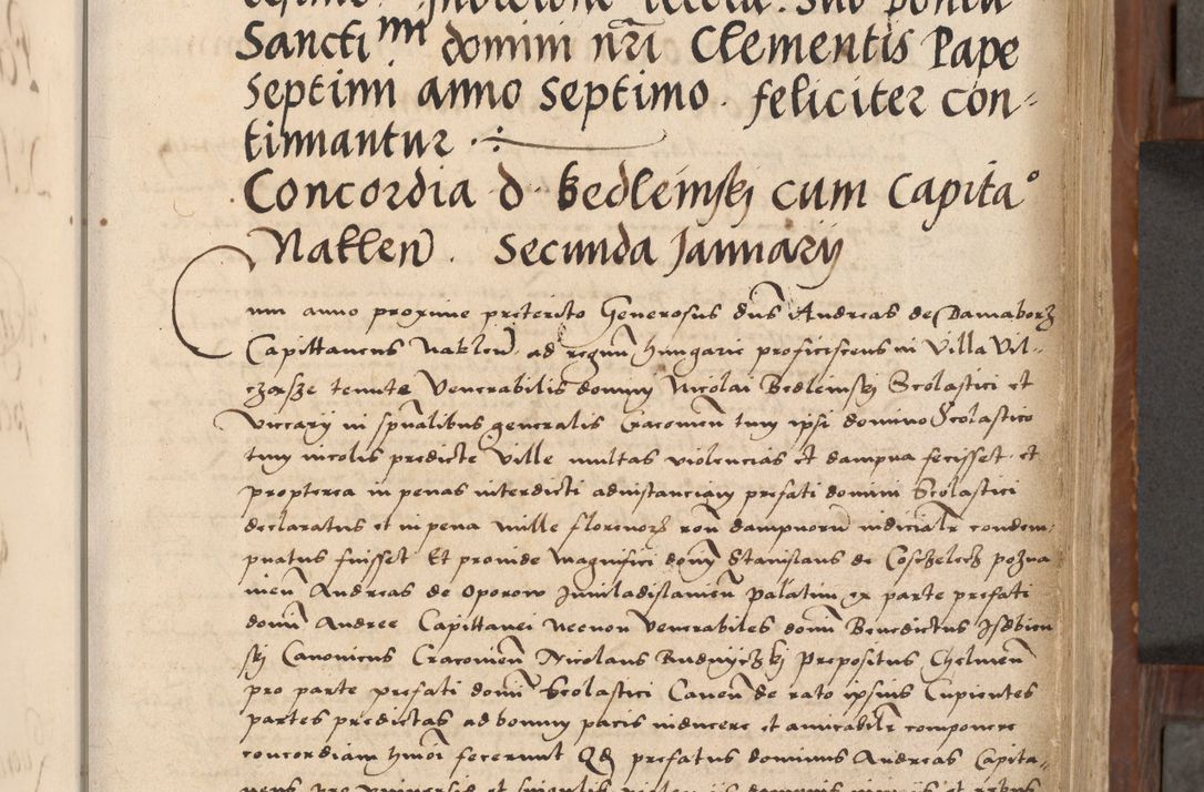 Zdjęcie nr 52 dla obiektu archiwalnego: Volumen II-um actorum coram R. D. Petro Tomicki, episcopo Cracoviensi et Regni Poloniae Vicecancellario, per A. D. 1530 et 1531 inclusive acticatorum, quorum indicem ad finem praesentis voluminis adnotatum videre est.