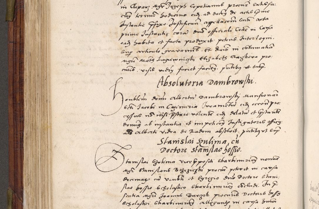 Zdjęcie nr 403 dla obiektu archiwalnego: Acta actorum coram R. D. Petro de Gamratis, nominati archiepiscopi Gnesnensis, episcopi Cracoviensis per annos 1541 et 1542 acticatorum, praesidente tunc curiase suae R. D. Bartholomaeo Gantkowski, canonico Cracoviensi, Posnaniensi cancellario, parochialis in Konopisca etc. rectore.