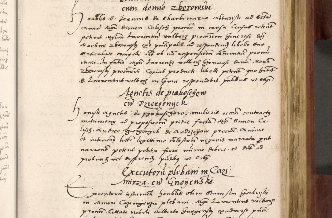 Zdjęcie nr 402 dla obiektu archiwalnego: Acta actorum coram R. D. Petro de Gamratis, nominati archiepiscopi Gnesnensis, episcopi Cracoviensis per annos 1541 et 1542 acticatorum, praesidente tunc curiase suae R. D. Bartholomaeo Gantkowski, canonico Cracoviensi, Posnaniensi cancellario, parochialis in Konopisca etc. rectore.