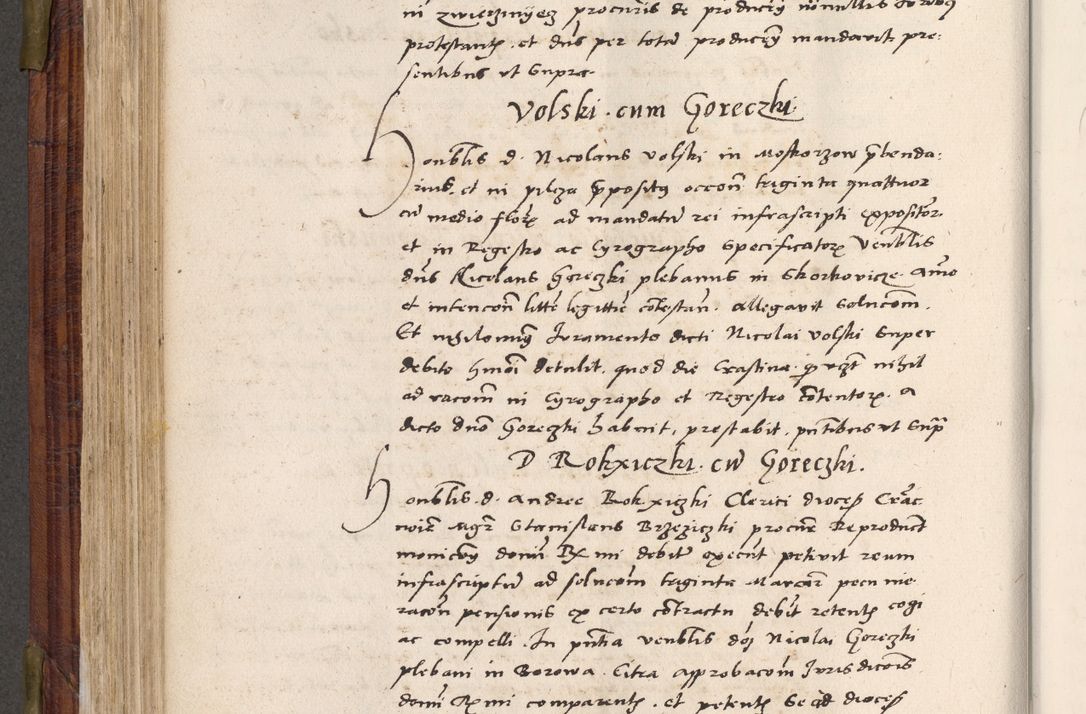 Zdjęcie nr 397 dla obiektu archiwalnego: Acta actorum coram R. D. Petro de Gamratis, nominati archiepiscopi Gnesnensis, episcopi Cracoviensis per annos 1541 et 1542 acticatorum, praesidente tunc curiase suae R. D. Bartholomaeo Gantkowski, canonico Cracoviensi, Posnaniensi cancellario, parochialis in Konopisca etc. rectore.