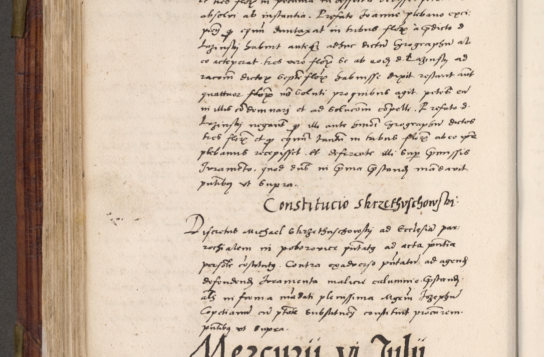 Zdjęcie nr 395 dla obiektu archiwalnego: Acta actorum coram R. D. Petro de Gamratis, nominati archiepiscopi Gnesnensis, episcopi Cracoviensis per annos 1541 et 1542 acticatorum, praesidente tunc curiase suae R. D. Bartholomaeo Gantkowski, canonico Cracoviensi, Posnaniensi cancellario, parochialis in Konopisca etc. rectore.