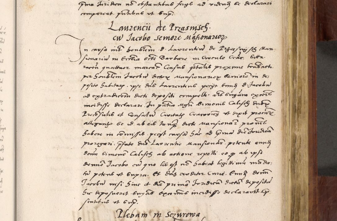 Zdjęcie nr 394 dla obiektu archiwalnego: Acta actorum coram R. D. Petro de Gamratis, nominati archiepiscopi Gnesnensis, episcopi Cracoviensis per annos 1541 et 1542 acticatorum, praesidente tunc curiase suae R. D. Bartholomaeo Gantkowski, canonico Cracoviensi, Posnaniensi cancellario, parochialis in Konopisca etc. rectore.