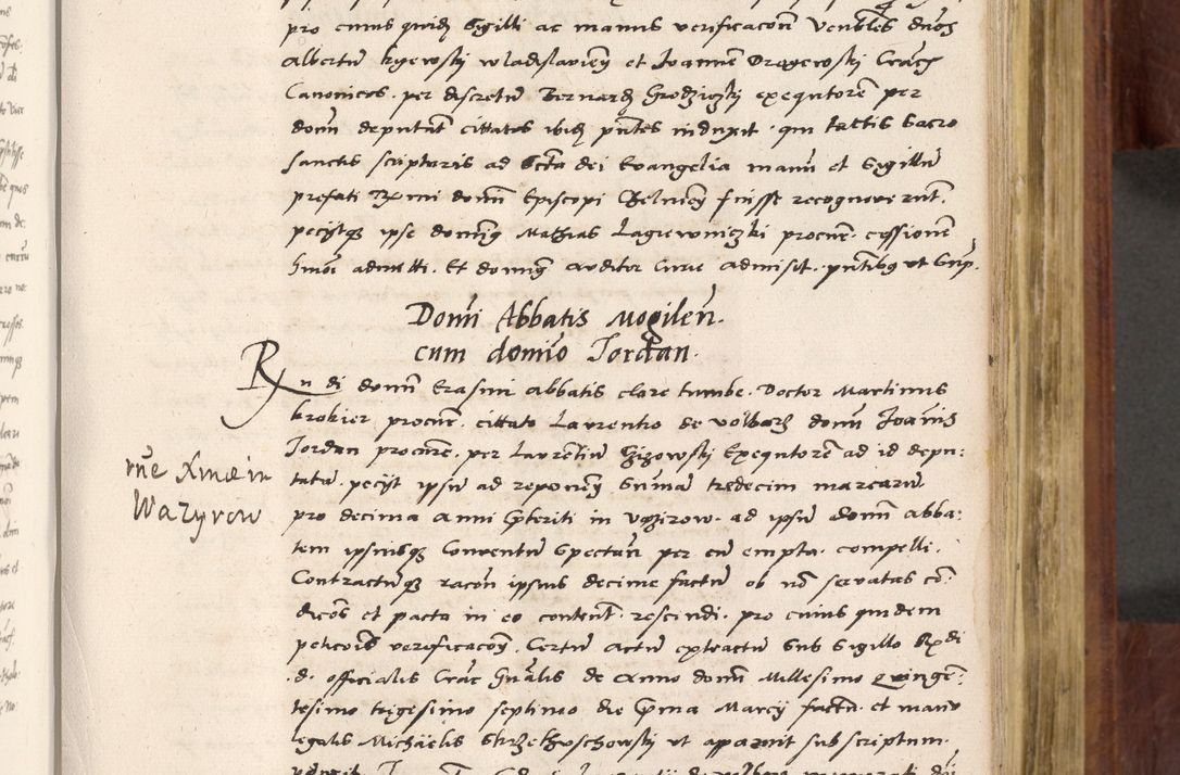 Zdjęcie nr 388 dla obiektu archiwalnego: Acta actorum coram R. D. Petro de Gamratis, nominati archiepiscopi Gnesnensis, episcopi Cracoviensis per annos 1541 et 1542 acticatorum, praesidente tunc curiase suae R. D. Bartholomaeo Gantkowski, canonico Cracoviensi, Posnaniensi cancellario, parochialis in Konopisca etc. rectore.