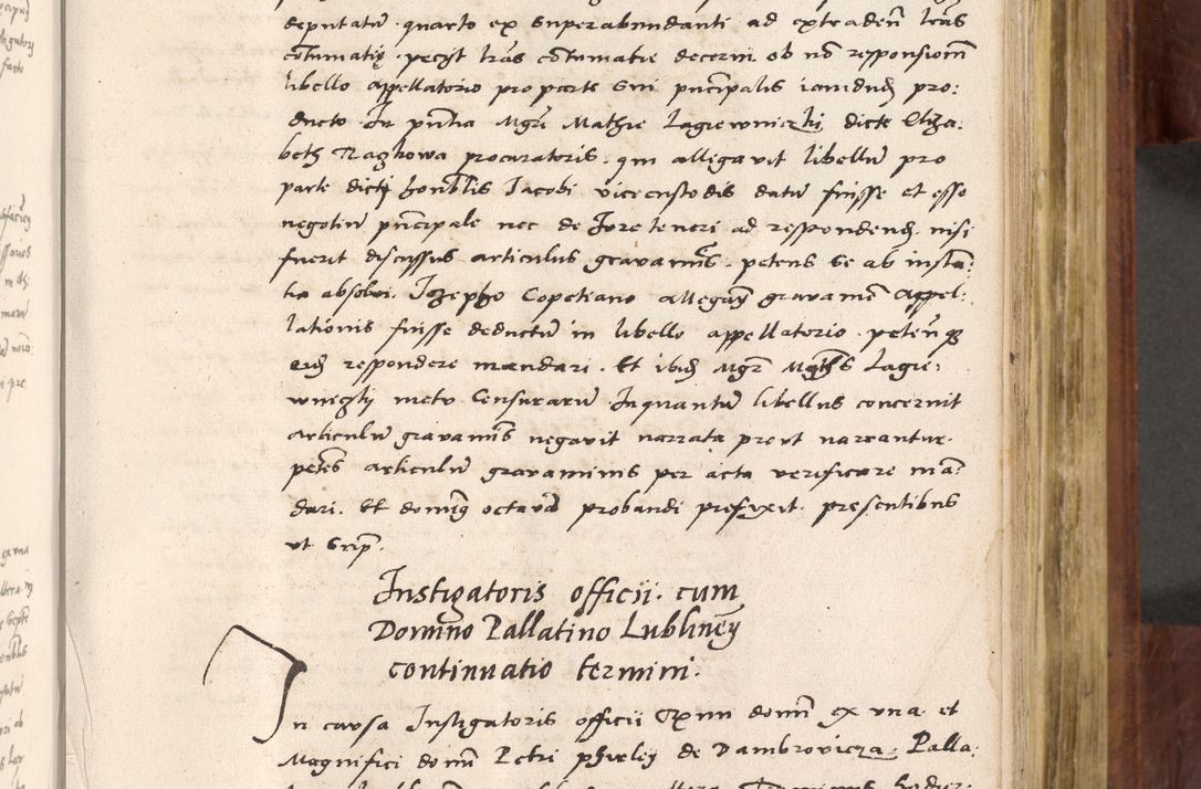 Zdjęcie nr 386 dla obiektu archiwalnego: Acta actorum coram R. D. Petro de Gamratis, nominati archiepiscopi Gnesnensis, episcopi Cracoviensis per annos 1541 et 1542 acticatorum, praesidente tunc curiase suae R. D. Bartholomaeo Gantkowski, canonico Cracoviensi, Posnaniensi cancellario, parochialis in Konopisca etc. rectore.