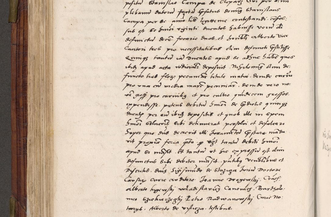 Zdjęcie nr 387 dla obiektu archiwalnego: Acta actorum coram R. D. Petro de Gamratis, nominati archiepiscopi Gnesnensis, episcopi Cracoviensis per annos 1541 et 1542 acticatorum, praesidente tunc curiase suae R. D. Bartholomaeo Gantkowski, canonico Cracoviensi, Posnaniensi cancellario, parochialis in Konopisca etc. rectore.