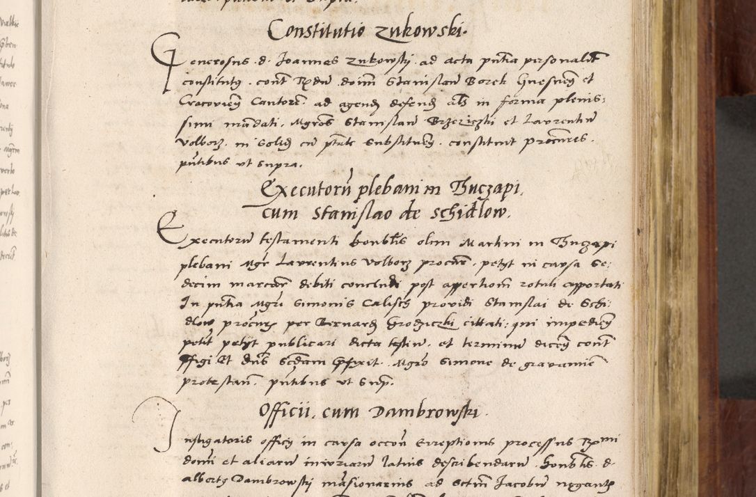 Zdjęcie nr 382 dla obiektu archiwalnego: Acta actorum coram R. D. Petro de Gamratis, nominati archiepiscopi Gnesnensis, episcopi Cracoviensis per annos 1541 et 1542 acticatorum, praesidente tunc curiase suae R. D. Bartholomaeo Gantkowski, canonico Cracoviensi, Posnaniensi cancellario, parochialis in Konopisca etc. rectore.