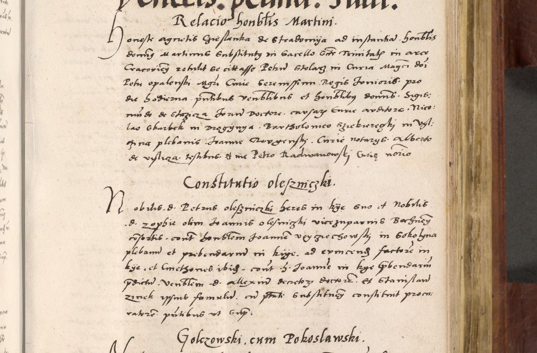 Zdjęcie nr 380 dla obiektu archiwalnego: Acta actorum coram R. D. Petro de Gamratis, nominati archiepiscopi Gnesnensis, episcopi Cracoviensis per annos 1541 et 1542 acticatorum, praesidente tunc curiase suae R. D. Bartholomaeo Gantkowski, canonico Cracoviensi, Posnaniensi cancellario, parochialis in Konopisca etc. rectore.