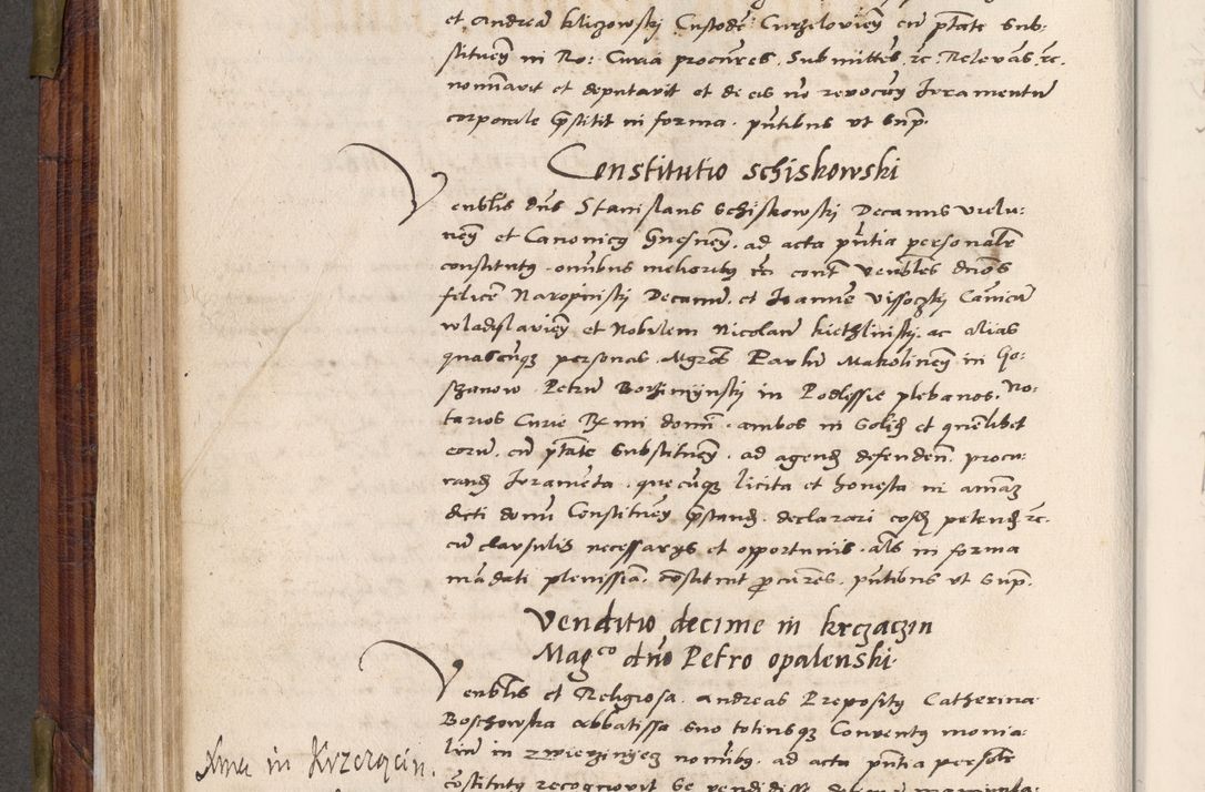 Zdjęcie nr 379 dla obiektu archiwalnego: Acta actorum coram R. D. Petro de Gamratis, nominati archiepiscopi Gnesnensis, episcopi Cracoviensis per annos 1541 et 1542 acticatorum, praesidente tunc curiase suae R. D. Bartholomaeo Gantkowski, canonico Cracoviensi, Posnaniensi cancellario, parochialis in Konopisca etc. rectore.