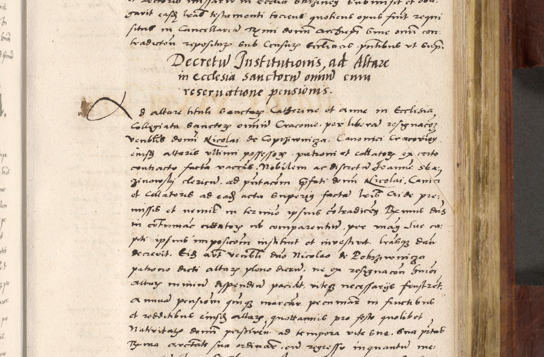Zdjęcie nr 378 dla obiektu archiwalnego: Acta actorum coram R. D. Petro de Gamratis, nominati archiepiscopi Gnesnensis, episcopi Cracoviensis per annos 1541 et 1542 acticatorum, praesidente tunc curiase suae R. D. Bartholomaeo Gantkowski, canonico Cracoviensi, Posnaniensi cancellario, parochialis in Konopisca etc. rectore.