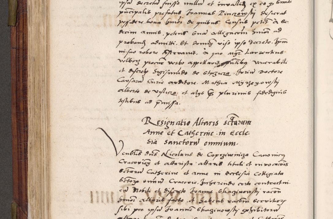 Zdjęcie nr 371 dla obiektu archiwalnego: Acta actorum coram R. D. Petro de Gamratis, nominati archiepiscopi Gnesnensis, episcopi Cracoviensis per annos 1541 et 1542 acticatorum, praesidente tunc curiase suae R. D. Bartholomaeo Gantkowski, canonico Cracoviensi, Posnaniensi cancellario, parochialis in Konopisca etc. rectore.