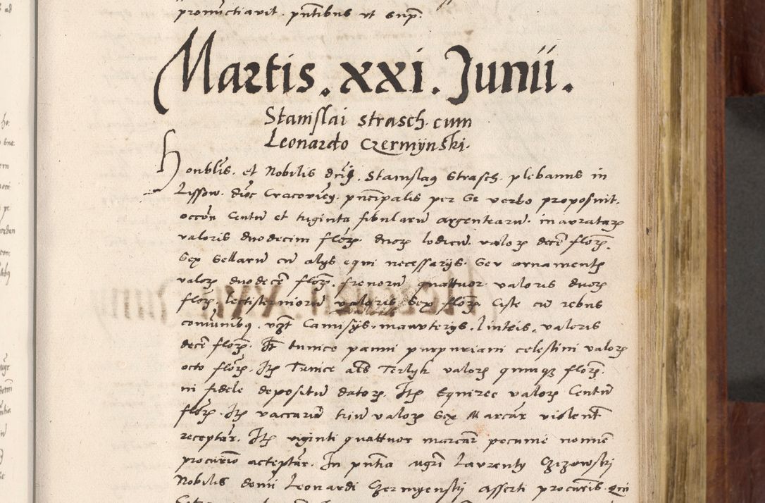 Zdjęcie nr 366 dla obiektu archiwalnego: Acta actorum coram R. D. Petro de Gamratis, nominati archiepiscopi Gnesnensis, episcopi Cracoviensis per annos 1541 et 1542 acticatorum, praesidente tunc curiase suae R. D. Bartholomaeo Gantkowski, canonico Cracoviensi, Posnaniensi cancellario, parochialis in Konopisca etc. rectore.