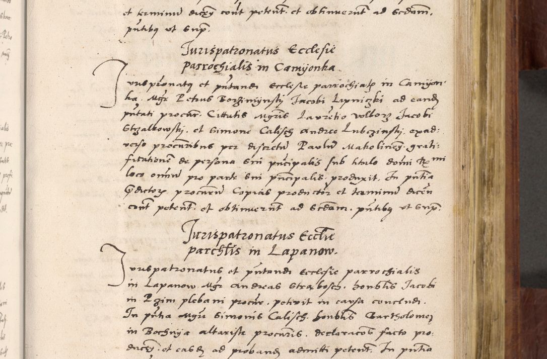 Zdjęcie nr 364 dla obiektu archiwalnego: Acta actorum coram R. D. Petro de Gamratis, nominati archiepiscopi Gnesnensis, episcopi Cracoviensis per annos 1541 et 1542 acticatorum, praesidente tunc curiase suae R. D. Bartholomaeo Gantkowski, canonico Cracoviensi, Posnaniensi cancellario, parochialis in Konopisca etc. rectore.