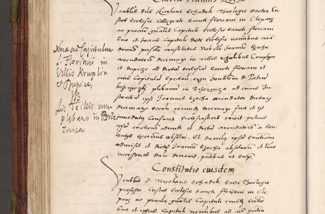 Zdjęcie nr 355 dla obiektu archiwalnego: Acta actorum coram R. D. Petro de Gamratis, nominati archiepiscopi Gnesnensis, episcopi Cracoviensis per annos 1541 et 1542 acticatorum, praesidente tunc curiase suae R. D. Bartholomaeo Gantkowski, canonico Cracoviensi, Posnaniensi cancellario, parochialis in Konopisca etc. rectore.