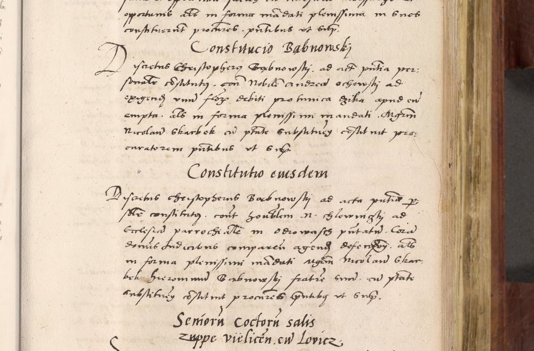 Zdjęcie nr 356 dla obiektu archiwalnego: Acta actorum coram R. D. Petro de Gamratis, nominati archiepiscopi Gnesnensis, episcopi Cracoviensis per annos 1541 et 1542 acticatorum, praesidente tunc curiase suae R. D. Bartholomaeo Gantkowski, canonico Cracoviensi, Posnaniensi cancellario, parochialis in Konopisca etc. rectore.