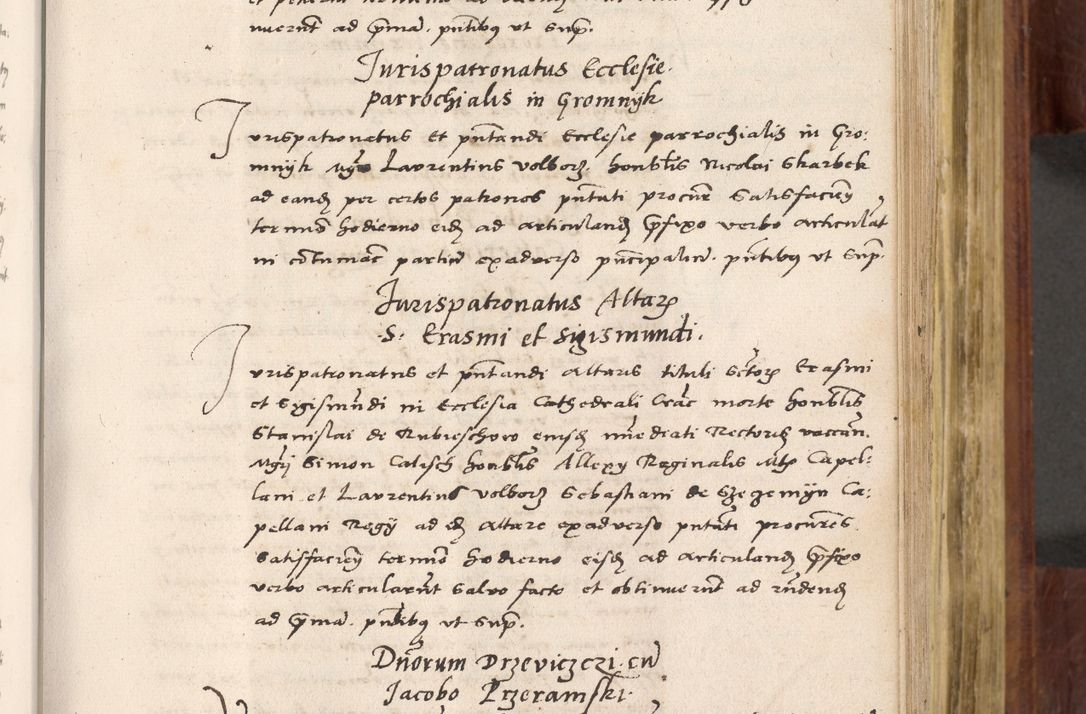 Zdjęcie nr 344 dla obiektu archiwalnego: Acta actorum coram R. D. Petro de Gamratis, nominati archiepiscopi Gnesnensis, episcopi Cracoviensis per annos 1541 et 1542 acticatorum, praesidente tunc curiase suae R. D. Bartholomaeo Gantkowski, canonico Cracoviensi, Posnaniensi cancellario, parochialis in Konopisca etc. rectore.