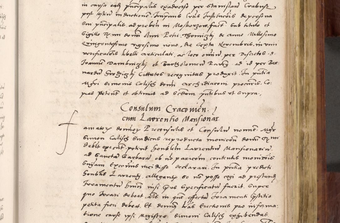 Zdjęcie nr 336 dla obiektu archiwalnego: Acta actorum coram R. D. Petro de Gamratis, nominati archiepiscopi Gnesnensis, episcopi Cracoviensis per annos 1541 et 1542 acticatorum, praesidente tunc curiase suae R. D. Bartholomaeo Gantkowski, canonico Cracoviensi, Posnaniensi cancellario, parochialis in Konopisca etc. rectore.