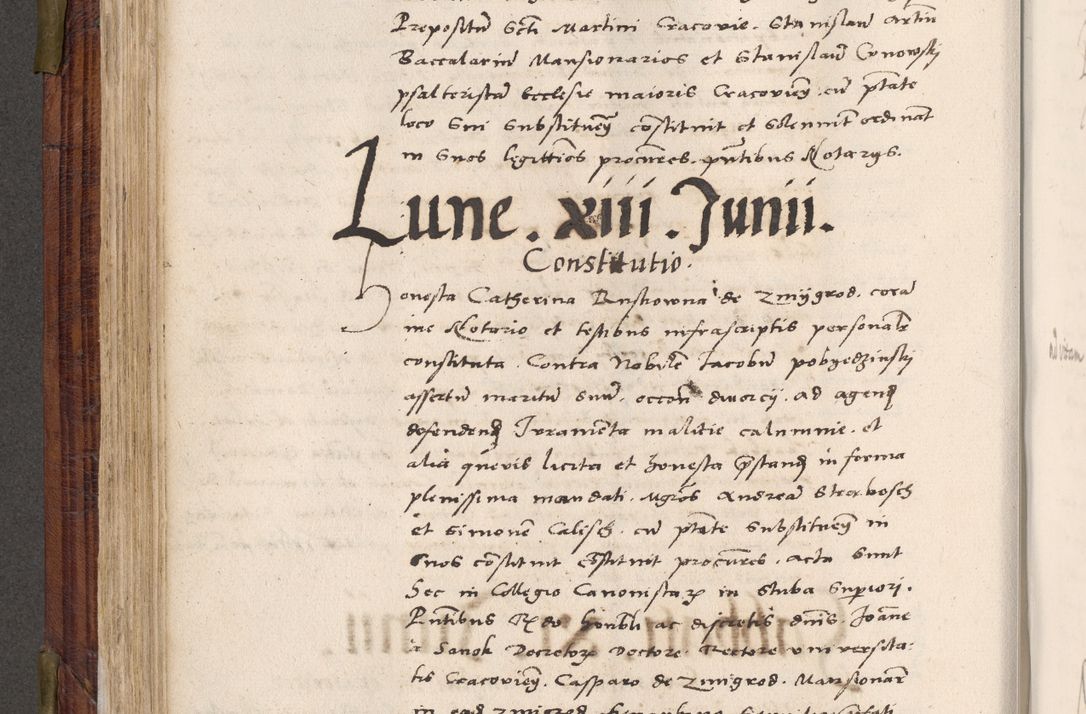 Zdjęcie nr 339 dla obiektu archiwalnego: Acta actorum coram R. D. Petro de Gamratis, nominati archiepiscopi Gnesnensis, episcopi Cracoviensis per annos 1541 et 1542 acticatorum, praesidente tunc curiase suae R. D. Bartholomaeo Gantkowski, canonico Cracoviensi, Posnaniensi cancellario, parochialis in Konopisca etc. rectore.