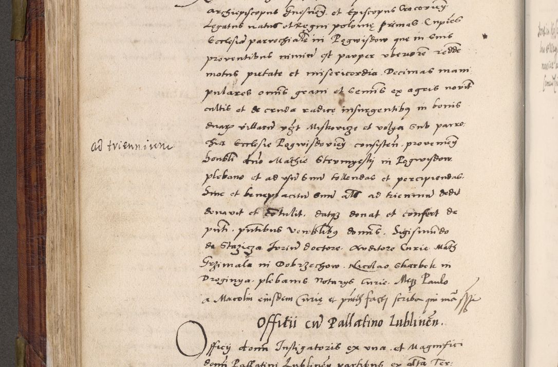 Zdjęcie nr 331 dla obiektu archiwalnego: Acta actorum coram R. D. Petro de Gamratis, nominati archiepiscopi Gnesnensis, episcopi Cracoviensis per annos 1541 et 1542 acticatorum, praesidente tunc curiase suae R. D. Bartholomaeo Gantkowski, canonico Cracoviensi, Posnaniensi cancellario, parochialis in Konopisca etc. rectore.