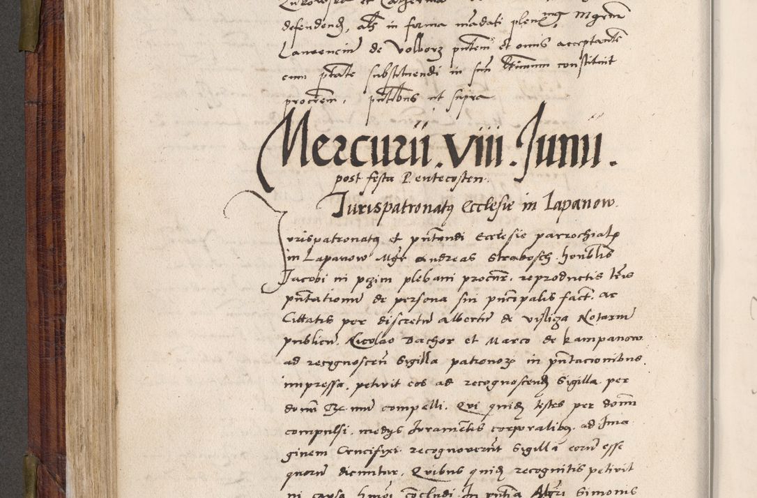 Zdjęcie nr 325 dla obiektu archiwalnego: Acta actorum coram R. D. Petro de Gamratis, nominati archiepiscopi Gnesnensis, episcopi Cracoviensis per annos 1541 et 1542 acticatorum, praesidente tunc curiase suae R. D. Bartholomaeo Gantkowski, canonico Cracoviensi, Posnaniensi cancellario, parochialis in Konopisca etc. rectore.