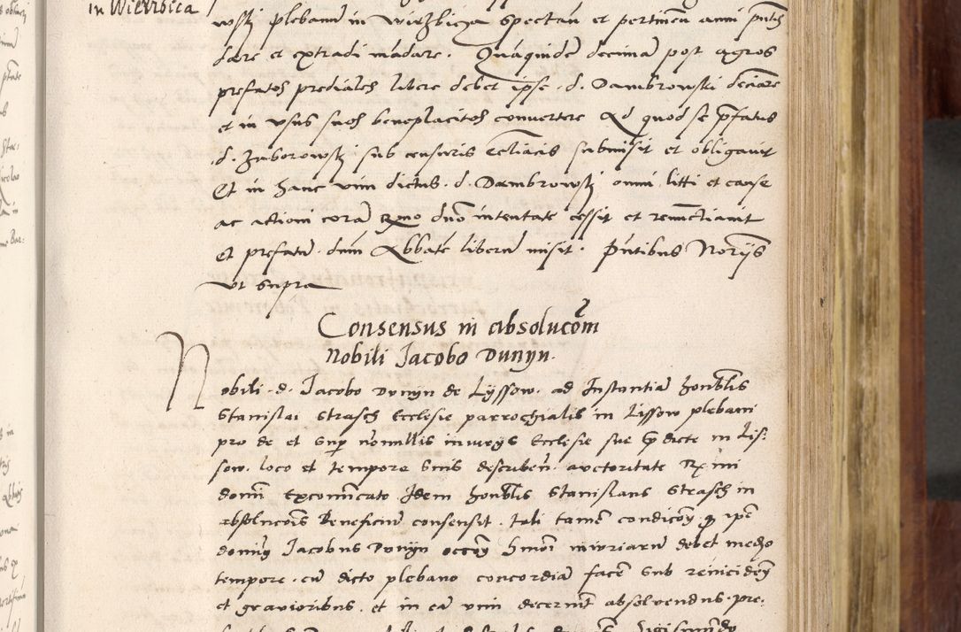 Zdjęcie nr 310 dla obiektu archiwalnego: Acta actorum coram R. D. Petro de Gamratis, nominati archiepiscopi Gnesnensis, episcopi Cracoviensis per annos 1541 et 1542 acticatorum, praesidente tunc curiase suae R. D. Bartholomaeo Gantkowski, canonico Cracoviensi, Posnaniensi cancellario, parochialis in Konopisca etc. rectore.