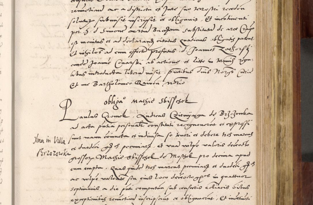 Zdjęcie nr 308 dla obiektu archiwalnego: Acta actorum coram R. D. Petro de Gamratis, nominati archiepiscopi Gnesnensis, episcopi Cracoviensis per annos 1541 et 1542 acticatorum, praesidente tunc curiase suae R. D. Bartholomaeo Gantkowski, canonico Cracoviensi, Posnaniensi cancellario, parochialis in Konopisca etc. rectore.