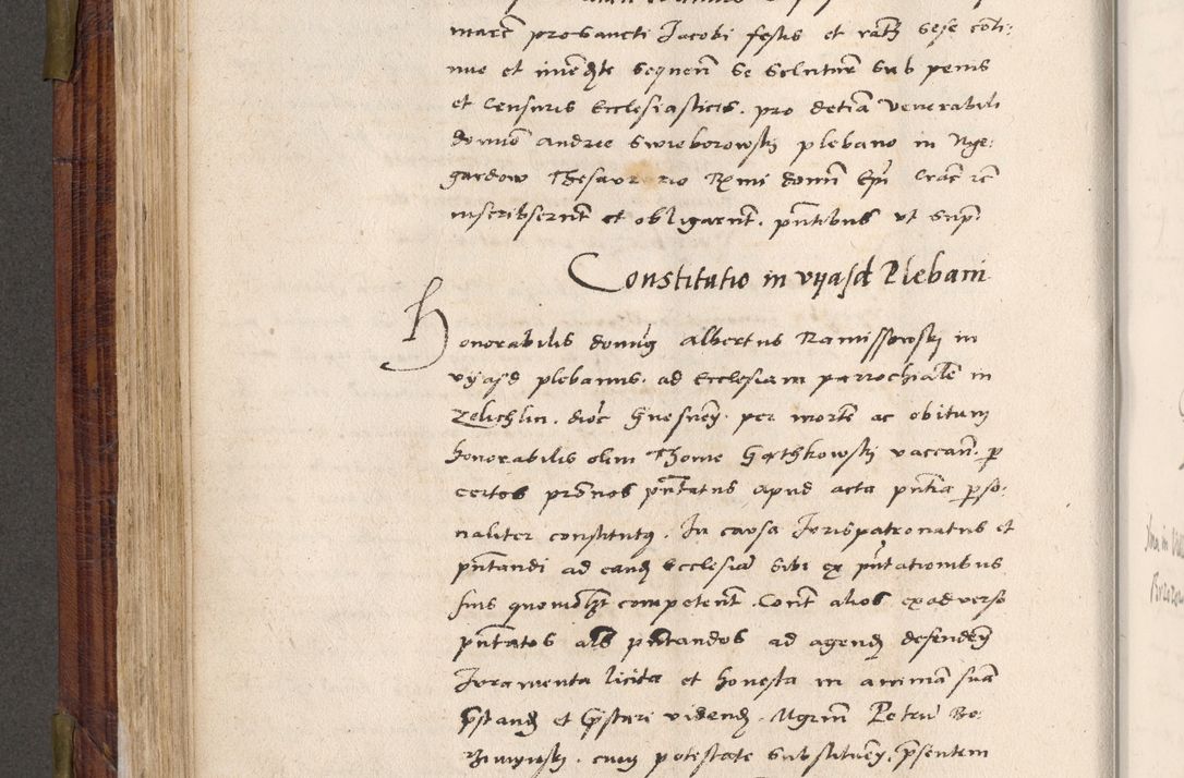 Zdjęcie nr 307 dla obiektu archiwalnego: Acta actorum coram R. D. Petro de Gamratis, nominati archiepiscopi Gnesnensis, episcopi Cracoviensis per annos 1541 et 1542 acticatorum, praesidente tunc curiase suae R. D. Bartholomaeo Gantkowski, canonico Cracoviensi, Posnaniensi cancellario, parochialis in Konopisca etc. rectore.