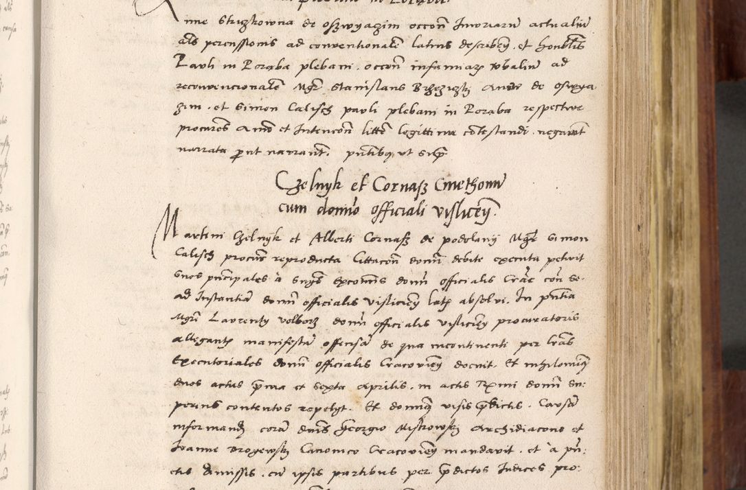 Zdjęcie nr 282 dla obiektu archiwalnego: Acta actorum coram R. D. Petro de Gamratis, nominati archiepiscopi Gnesnensis, episcopi Cracoviensis per annos 1541 et 1542 acticatorum, praesidente tunc curiase suae R. D. Bartholomaeo Gantkowski, canonico Cracoviensi, Posnaniensi cancellario, parochialis in Konopisca etc. rectore.