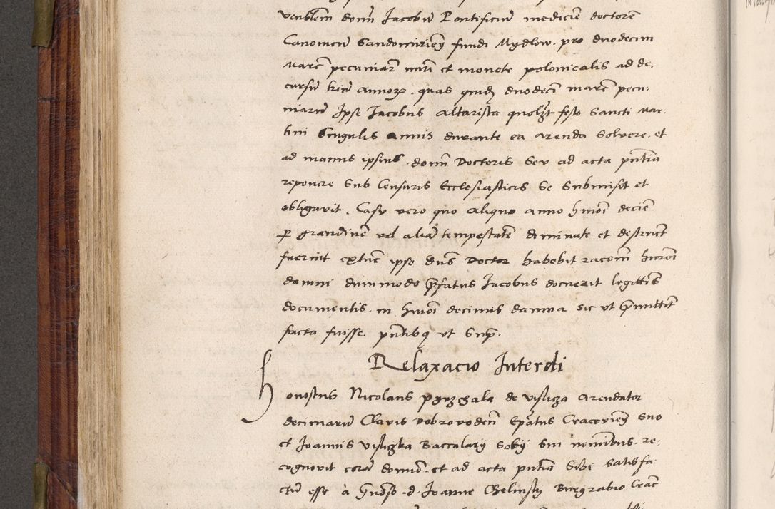 Zdjęcie nr 277 dla obiektu archiwalnego: Acta actorum coram R. D. Petro de Gamratis, nominati archiepiscopi Gnesnensis, episcopi Cracoviensis per annos 1541 et 1542 acticatorum, praesidente tunc curiase suae R. D. Bartholomaeo Gantkowski, canonico Cracoviensi, Posnaniensi cancellario, parochialis in Konopisca etc. rectore.