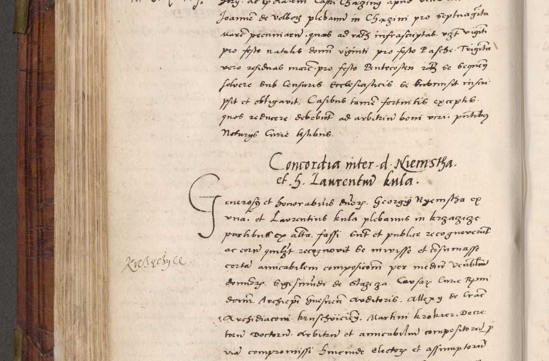 Zdjęcie nr 273 dla obiektu archiwalnego: Acta actorum coram R. D. Petro de Gamratis, nominati archiepiscopi Gnesnensis, episcopi Cracoviensis per annos 1541 et 1542 acticatorum, praesidente tunc curiase suae R. D. Bartholomaeo Gantkowski, canonico Cracoviensi, Posnaniensi cancellario, parochialis in Konopisca etc. rectore.