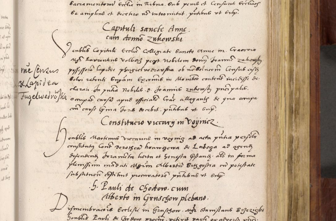 Zdjęcie nr 268 dla obiektu archiwalnego: Acta actorum coram R. D. Petro de Gamratis, nominati archiepiscopi Gnesnensis, episcopi Cracoviensis per annos 1541 et 1542 acticatorum, praesidente tunc curiase suae R. D. Bartholomaeo Gantkowski, canonico Cracoviensi, Posnaniensi cancellario, parochialis in Konopisca etc. rectore.