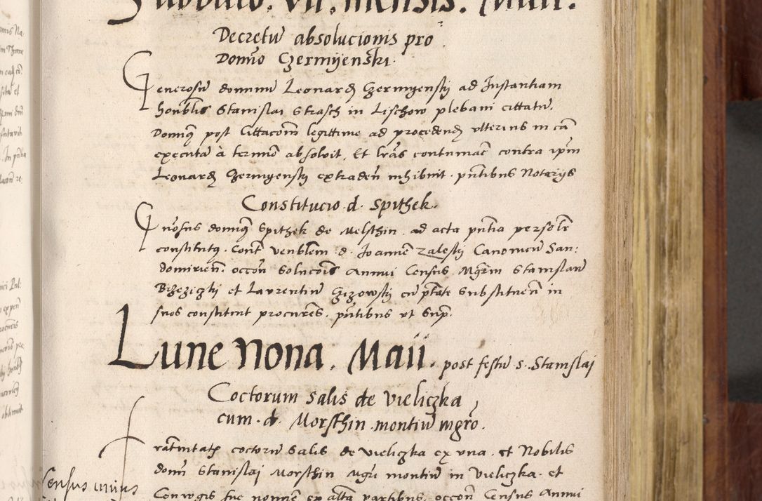 Zdjęcie nr 264 dla obiektu archiwalnego: Acta actorum coram R. D. Petro de Gamratis, nominati archiepiscopi Gnesnensis, episcopi Cracoviensis per annos 1541 et 1542 acticatorum, praesidente tunc curiase suae R. D. Bartholomaeo Gantkowski, canonico Cracoviensi, Posnaniensi cancellario, parochialis in Konopisca etc. rectore.