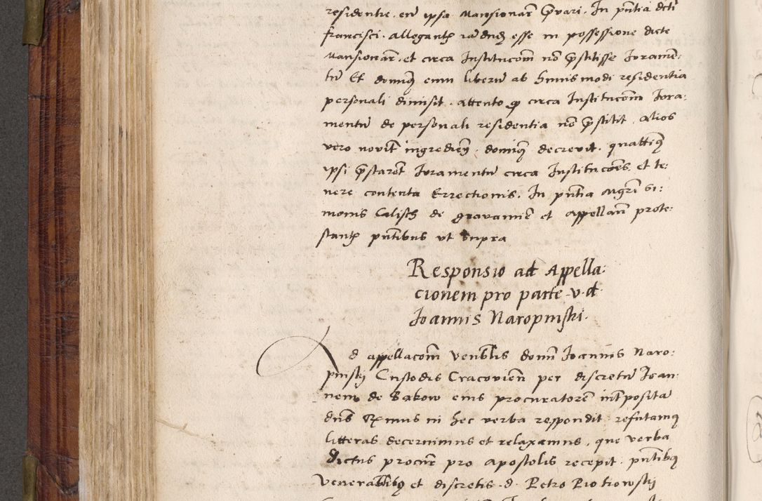 Zdjęcie nr 261 dla obiektu archiwalnego: Acta actorum coram R. D. Petro de Gamratis, nominati archiepiscopi Gnesnensis, episcopi Cracoviensis per annos 1541 et 1542 acticatorum, praesidente tunc curiase suae R. D. Bartholomaeo Gantkowski, canonico Cracoviensi, Posnaniensi cancellario, parochialis in Konopisca etc. rectore.