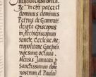 Zdjęcie nr 258 dla obiektu archiwalnego: Acta actorum coram R. D. Petro de Gamratis, nominati archiepiscopi Gnesnensis, episcopi Cracoviensis per annos 1541 et 1542 acticatorum, praesidente tunc curiase suae R. D. Bartholomaeo Gantkowski, canonico Cracoviensi, Posnaniensi cancellario, parochialis in Konopisca etc. rectore.