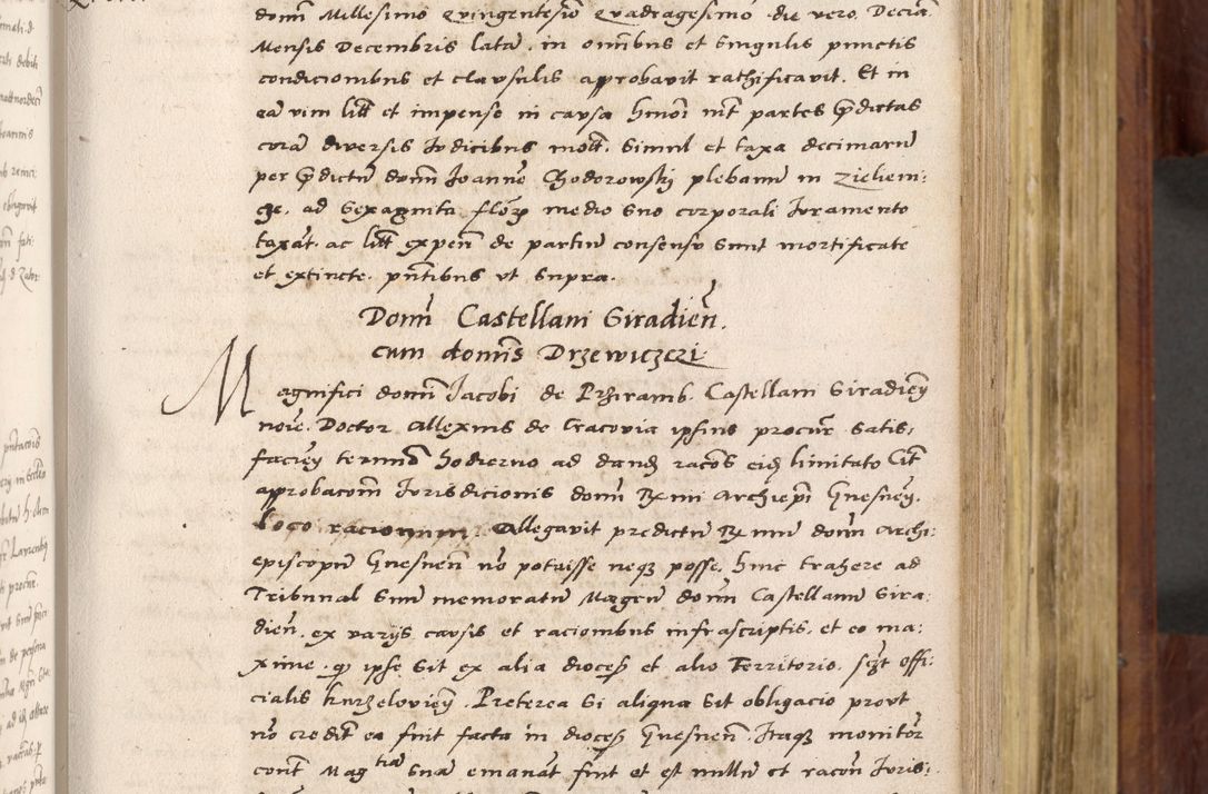 Zdjęcie nr 254 dla obiektu archiwalnego: Acta actorum coram R. D. Petro de Gamratis, nominati archiepiscopi Gnesnensis, episcopi Cracoviensis per annos 1541 et 1542 acticatorum, praesidente tunc curiase suae R. D. Bartholomaeo Gantkowski, canonico Cracoviensi, Posnaniensi cancellario, parochialis in Konopisca etc. rectore.