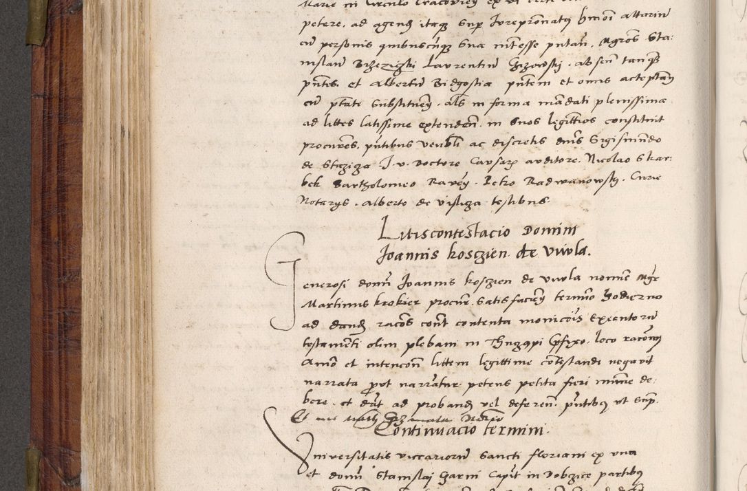 Zdjęcie nr 251 dla obiektu archiwalnego: Acta actorum coram R. D. Petro de Gamratis, nominati archiepiscopi Gnesnensis, episcopi Cracoviensis per annos 1541 et 1542 acticatorum, praesidente tunc curiase suae R. D. Bartholomaeo Gantkowski, canonico Cracoviensi, Posnaniensi cancellario, parochialis in Konopisca etc. rectore.