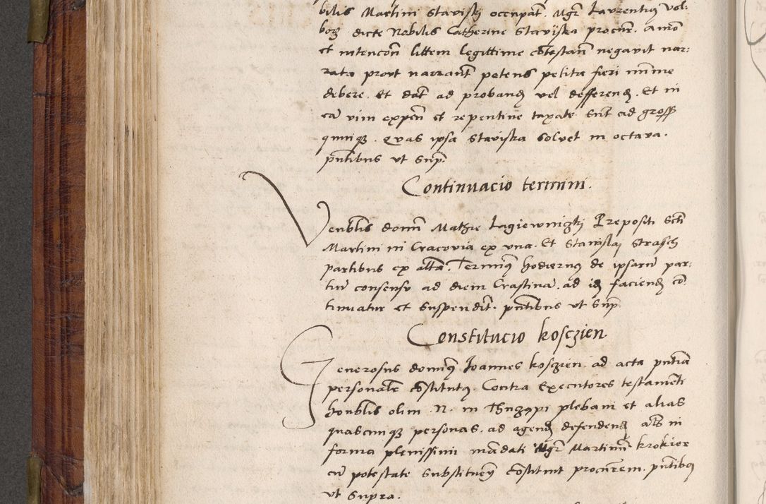 Zdjęcie nr 247 dla obiektu archiwalnego: Acta actorum coram R. D. Petro de Gamratis, nominati archiepiscopi Gnesnensis, episcopi Cracoviensis per annos 1541 et 1542 acticatorum, praesidente tunc curiase suae R. D. Bartholomaeo Gantkowski, canonico Cracoviensi, Posnaniensi cancellario, parochialis in Konopisca etc. rectore.