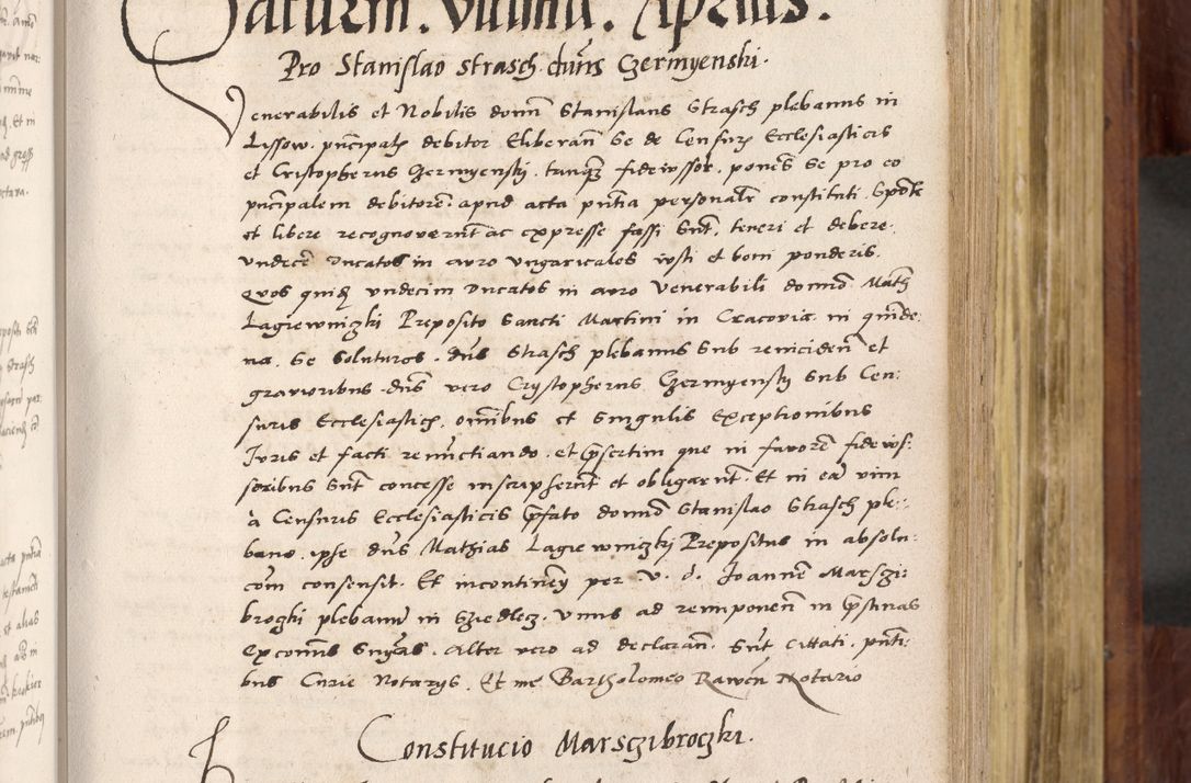 Zdjęcie nr 248 dla obiektu archiwalnego: Acta actorum coram R. D. Petro de Gamratis, nominati archiepiscopi Gnesnensis, episcopi Cracoviensis per annos 1541 et 1542 acticatorum, praesidente tunc curiase suae R. D. Bartholomaeo Gantkowski, canonico Cracoviensi, Posnaniensi cancellario, parochialis in Konopisca etc. rectore.