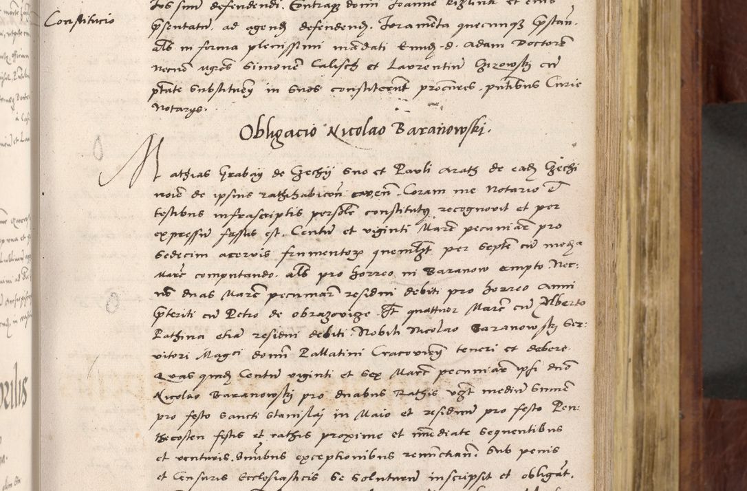 Zdjęcie nr 240 dla obiektu archiwalnego: Acta actorum coram R. D. Petro de Gamratis, nominati archiepiscopi Gnesnensis, episcopi Cracoviensis per annos 1541 et 1542 acticatorum, praesidente tunc curiase suae R. D. Bartholomaeo Gantkowski, canonico Cracoviensi, Posnaniensi cancellario, parochialis in Konopisca etc. rectore.
