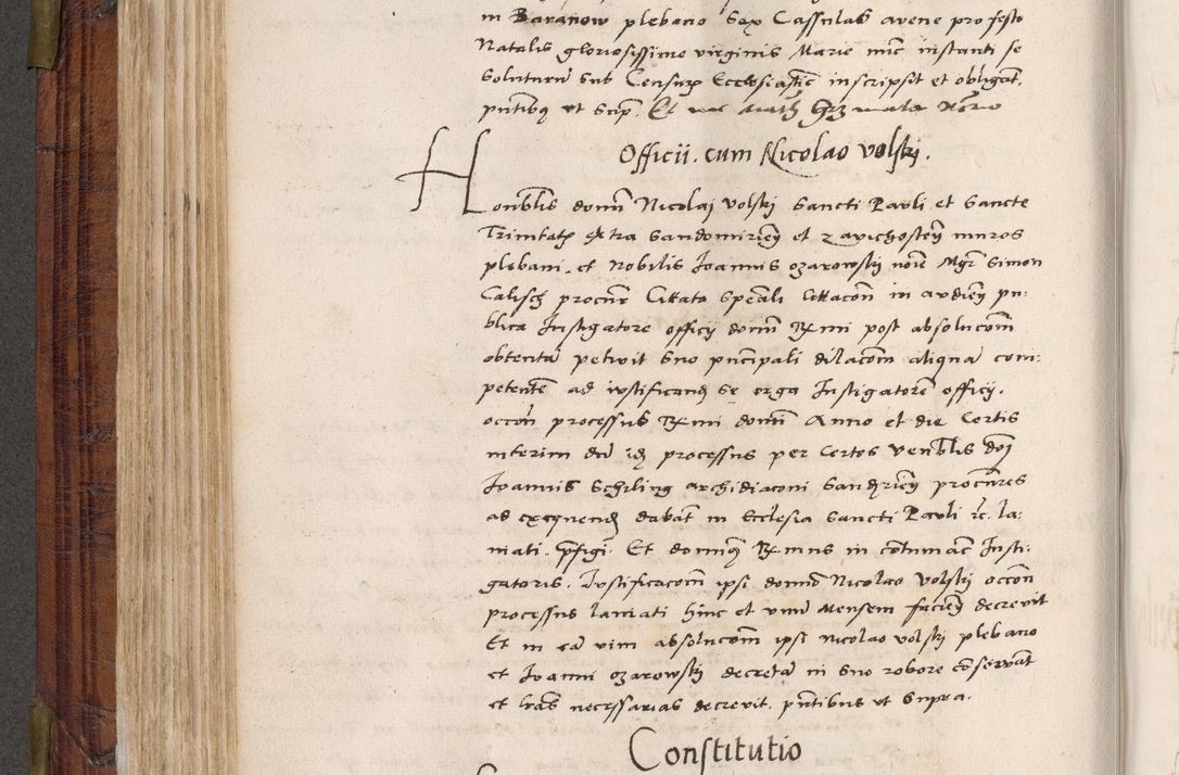 Zdjęcie nr 237 dla obiektu archiwalnego: Acta actorum coram R. D. Petro de Gamratis, nominati archiepiscopi Gnesnensis, episcopi Cracoviensis per annos 1541 et 1542 acticatorum, praesidente tunc curiase suae R. D. Bartholomaeo Gantkowski, canonico Cracoviensi, Posnaniensi cancellario, parochialis in Konopisca etc. rectore.