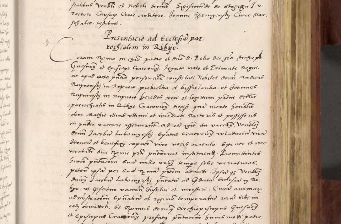 Zdjęcie nr 230 dla obiektu archiwalnego: Acta actorum coram R. D. Petro de Gamratis, nominati archiepiscopi Gnesnensis, episcopi Cracoviensis per annos 1541 et 1542 acticatorum, praesidente tunc curiase suae R. D. Bartholomaeo Gantkowski, canonico Cracoviensi, Posnaniensi cancellario, parochialis in Konopisca etc. rectore.