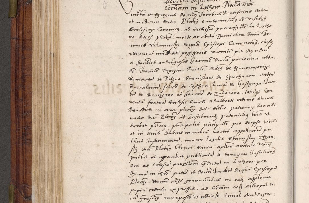 Zdjęcie nr 229 dla obiektu archiwalnego: Acta actorum coram R. D. Petro de Gamratis, nominati archiepiscopi Gnesnensis, episcopi Cracoviensis per annos 1541 et 1542 acticatorum, praesidente tunc curiase suae R. D. Bartholomaeo Gantkowski, canonico Cracoviensi, Posnaniensi cancellario, parochialis in Konopisca etc. rectore.