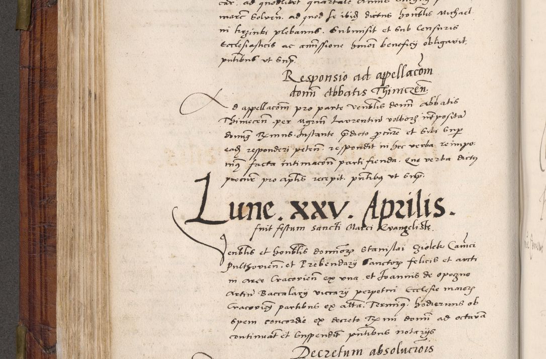 Zdjęcie nr 227 dla obiektu archiwalnego: Acta actorum coram R. D. Petro de Gamratis, nominati archiepiscopi Gnesnensis, episcopi Cracoviensis per annos 1541 et 1542 acticatorum, praesidente tunc curiase suae R. D. Bartholomaeo Gantkowski, canonico Cracoviensi, Posnaniensi cancellario, parochialis in Konopisca etc. rectore.