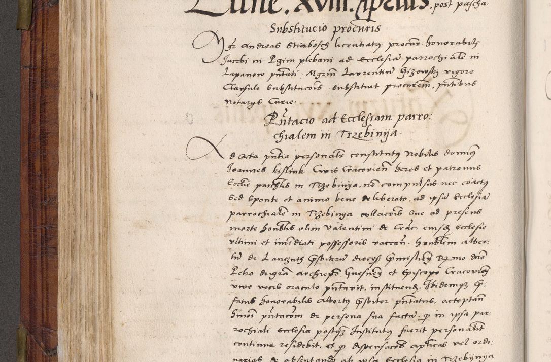 Zdjęcie nr 225 dla obiektu archiwalnego: Acta actorum coram R. D. Petro de Gamratis, nominati archiepiscopi Gnesnensis, episcopi Cracoviensis per annos 1541 et 1542 acticatorum, praesidente tunc curiase suae R. D. Bartholomaeo Gantkowski, canonico Cracoviensi, Posnaniensi cancellario, parochialis in Konopisca etc. rectore.