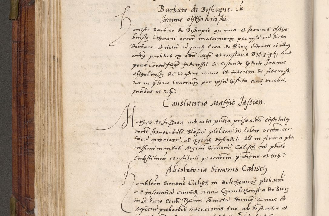 Zdjęcie nr 219 dla obiektu archiwalnego: Acta actorum coram R. D. Petro de Gamratis, nominati archiepiscopi Gnesnensis, episcopi Cracoviensis per annos 1541 et 1542 acticatorum, praesidente tunc curiase suae R. D. Bartholomaeo Gantkowski, canonico Cracoviensi, Posnaniensi cancellario, parochialis in Konopisca etc. rectore.