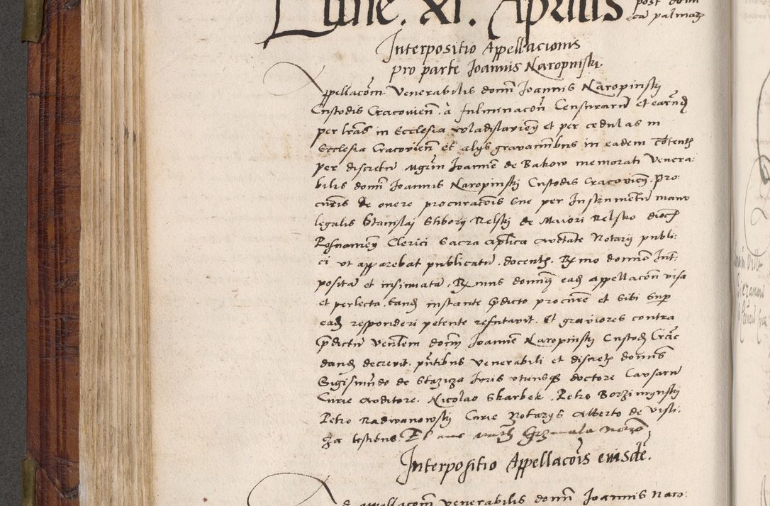 Zdjęcie nr 221 dla obiektu archiwalnego: Acta actorum coram R. D. Petro de Gamratis, nominati archiepiscopi Gnesnensis, episcopi Cracoviensis per annos 1541 et 1542 acticatorum, praesidente tunc curiase suae R. D. Bartholomaeo Gantkowski, canonico Cracoviensi, Posnaniensi cancellario, parochialis in Konopisca etc. rectore.
